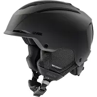 Uvex - Cascos esquís hombre - Resolution Black Matt - Talla 59-61 cm - Negro