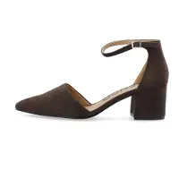 Bianco Zapatos con plataforma 'Divived D'orsay' marrón oscuro