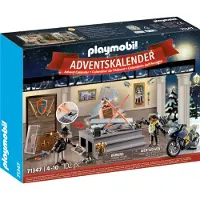 Playmobil Robo Del Calendario De Adviento En El Juego De Construcción Del Museo