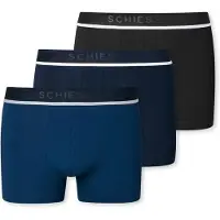 Schiesser Calzoncillo boxer navy / genciana / negro / blanco