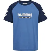 Hummel Camiseta funcional ópalo / negro / blanco