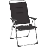Lafuma Mobilier - Mesas y sillas de camping - Alu Cham AirComfort Black de Aluminio - Negro