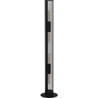 Eglo Redcliffe, color negro, ideal para dormitorio, comedor y sala de estar, fabricado en acero, con protección IP20, clase II, casquillo E27