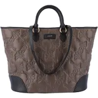 JOOP! Shopper 'Ricamo Meryl' oliva / negro