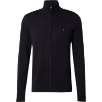 Tommy Hilfiger Cárdigan 'Flag Embroidery Zip-thru' negro