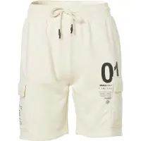 KOROSHI Pantalón negro / blanco lana