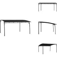 vidaXL : Toldos de jardín para protección solar, 4x3x2,55 m, color antracita - Pabellones y toldos para fiestas