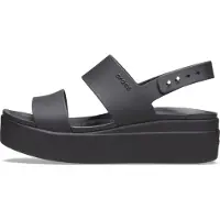 Crocs Sandalias con plataforma BROOKLYN LOW WEDGE W mujer - Negro - 41 / 42
