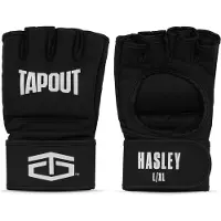 TAPOUT Guantes deportivos 'HASLEY' negro / blanco