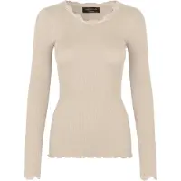 Rosemunde Camiseta ecru / brocado