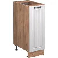 Vicco Armario de farmacia Fame-Line Blanco casa de campo 30 cm , ET Antracita, Model 57153