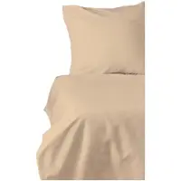 L'essentiel Maison L'Essentiel, Juego de sábanas de satén para cama King Size, color beige, 100% satén de algodón, 240 x 220 cm