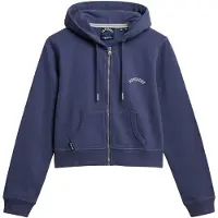 Superdry Sudadera Con Cremallera Essential Logo Cropped