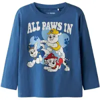 TWO SOON Camiseta 'Paw Patrol' azul real / azul claro / rojo / offwhite