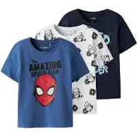 TWO SOON Camiseta 'Spider-Man' azul / marino / rojo / blanco