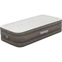 Bestway Colchón hinchable individual Fortech con bomba eléctrica integrada, dimensiones: 191 x 97 x 46 cm