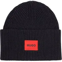 HUGO para mujer. 50502579 Gorro Saffa negro (OSFA), Casual, Lana, outlet 2026.