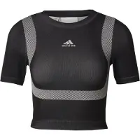 Adidas Originals adidasCamiseta Seamless Techfit Baby XL Black / White Mujer