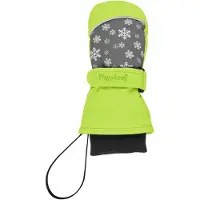 Playshoes Guantes gris / verde claro / negro / blanco