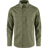 Fjall Raven - Abisko Trail Shirt L/S - Camisa size S, oliva