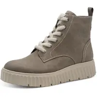 Tamaris Botines con cordones taupe
