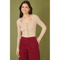Yumi Cárdigan beige