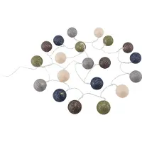 Outwell - Alpha Cotton Light Chain - Lámpara LED size 485 cm, multicolor