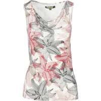 KOROSHI Top rosa / rojo / negro / blanco