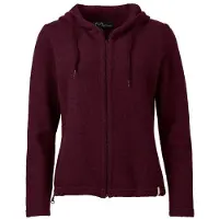 Mufflon - Women's Kalea - Sudadera de lana merina size XL, rojo