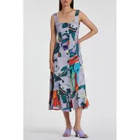 Paul Smith Womens Dress Mauve Talla: 40 | Vestidos Midi Outlet | Mujer | Púrpura
