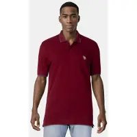Paul Smith Slim Fit Polo Zeb Badge Burgundy/borde Talla: XS | Polos Outlet | Hombre | Marrón