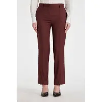 Paul Smith Trousers Burgundy/borde Talla: 42 | Pantalones Formales Outlet | Mujer | Marrón