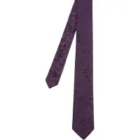Paul Smith Men Tie Narrow Aubergine Talla: OS | Corbatas Outlet | Hombre
