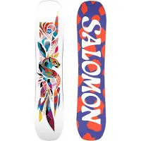 Salomon Snowboard - Snowboards - Grace 2027 de Madera - Talla 125 cm - Púrpura