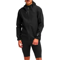 Hoka One One - Ropa para trail running - M Skybreeze Waterproof Jacket Gtx Black - Talla XL - Negro