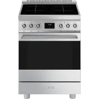 Smeg Cocina Vitrocerámica Con Horno C6ipxm2 Induction 60 Cm 4 Fuegos