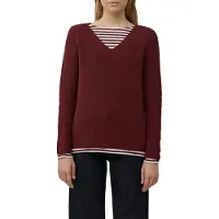 s.Oliver Pullover Burgundy Talla: 36 | Sudaderas con Capucha Outlet | Mujer | Marrón