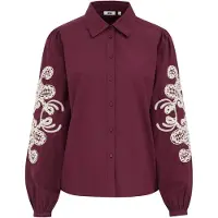 We fashion Blouse Burgundy Red Talla: L | Blusas Outlet | Mujer | Marrón
