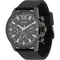 GUESS Reloj analógico 'Walker' gris / negro / blanco