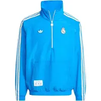 Adidas adidasChaqueta con cremallera hasta el pecho Real Madrid Terrace Icons M Blue Bird / White Hombre