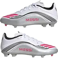 Adidas adidasBota F50 Messi League césped natural seco / multisuperficie 36 Cloud White / Lucid Red / Silver Metallic Niño