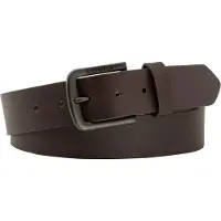Levi's Cinturón 'Seine Metal Belt' marrón oscuro