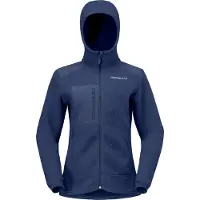 Norrøna - Women's Trollveggen Warm3 Zip Hood - Forro polar size L, azul