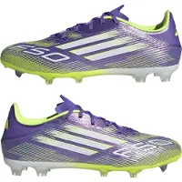Adidas adidasBota F50 League multisuperficie 45 1/3 Purple Rush / Cloud White / Lucid Lemon Unisex
