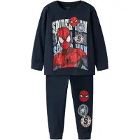 Name it Pijama 'NMMocti Spider' navy / zafiro / rojo oscuro / offwhite