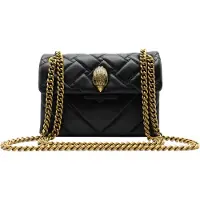 Kurt Geiger para mujer. 1470805109 Bolso Mini Kensington de piel negro (OSFA), Casual, outlet 2026.