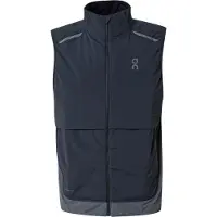 ON - Ropa para trail running - Weather Vest Black Eclipse - Talla XL - Negro