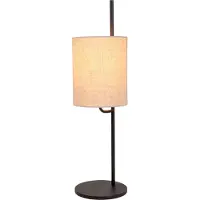 Lucide MAGIC - Lámpara de mesa - Ø 18 cm - 1xE27 - negra