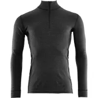 Aclima - WW Mock Neck - Ropa interior merino size L, negro