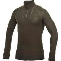 Woolpower - Zip Turtleneck - Ropa interior merino size L, oliva